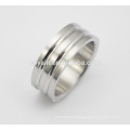 Silber Band Finger Ring Schmuck Spiegel polnischen Silber Band Ring